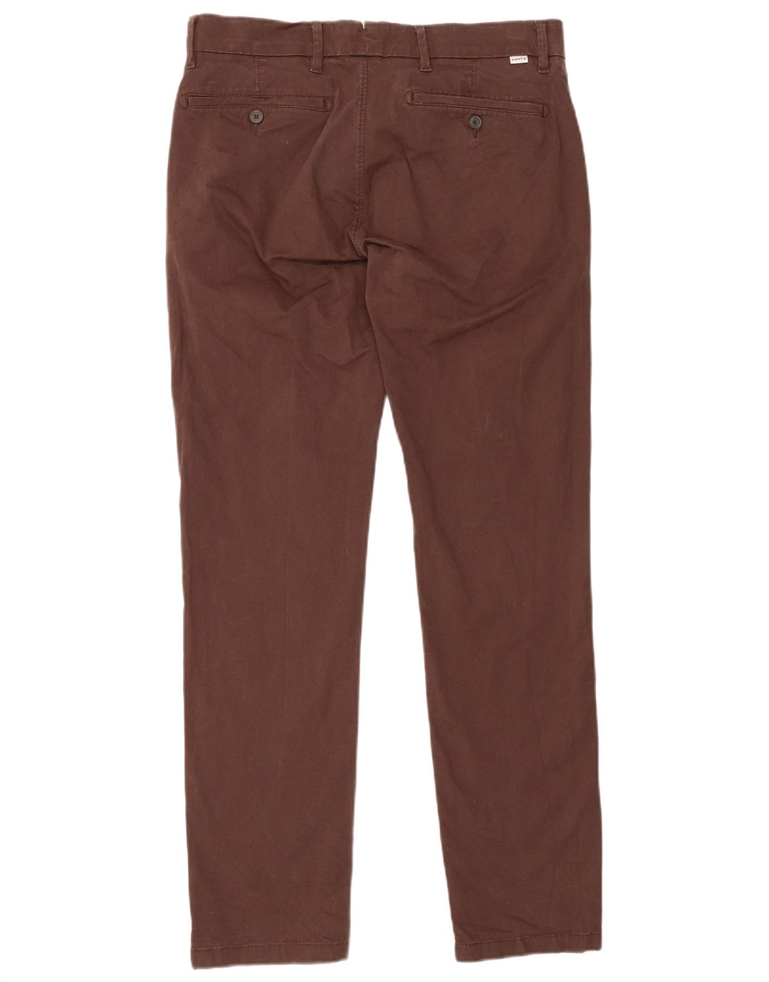 Calças justas masculinas LEVI'S W32 L24 marrom