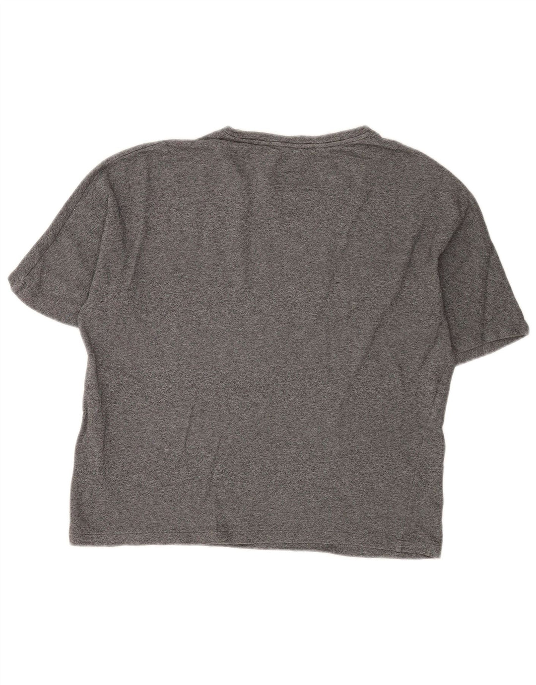 Cos Camiseta Masculina Top Pequeno Algodão Cinza