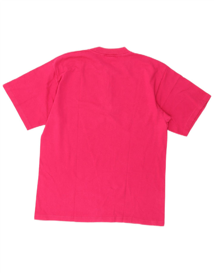 Camiseta masculina Champion grande algodão rosa
