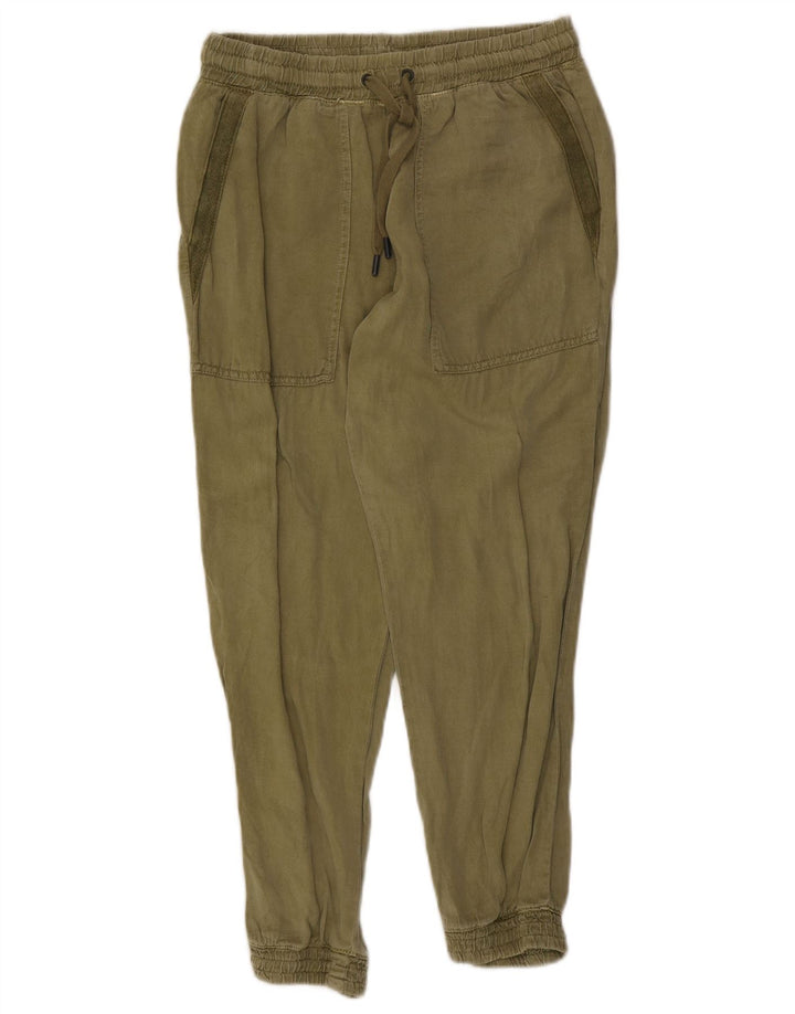 Calça jogger feminina Zara casual médio W28 L26 cáqui