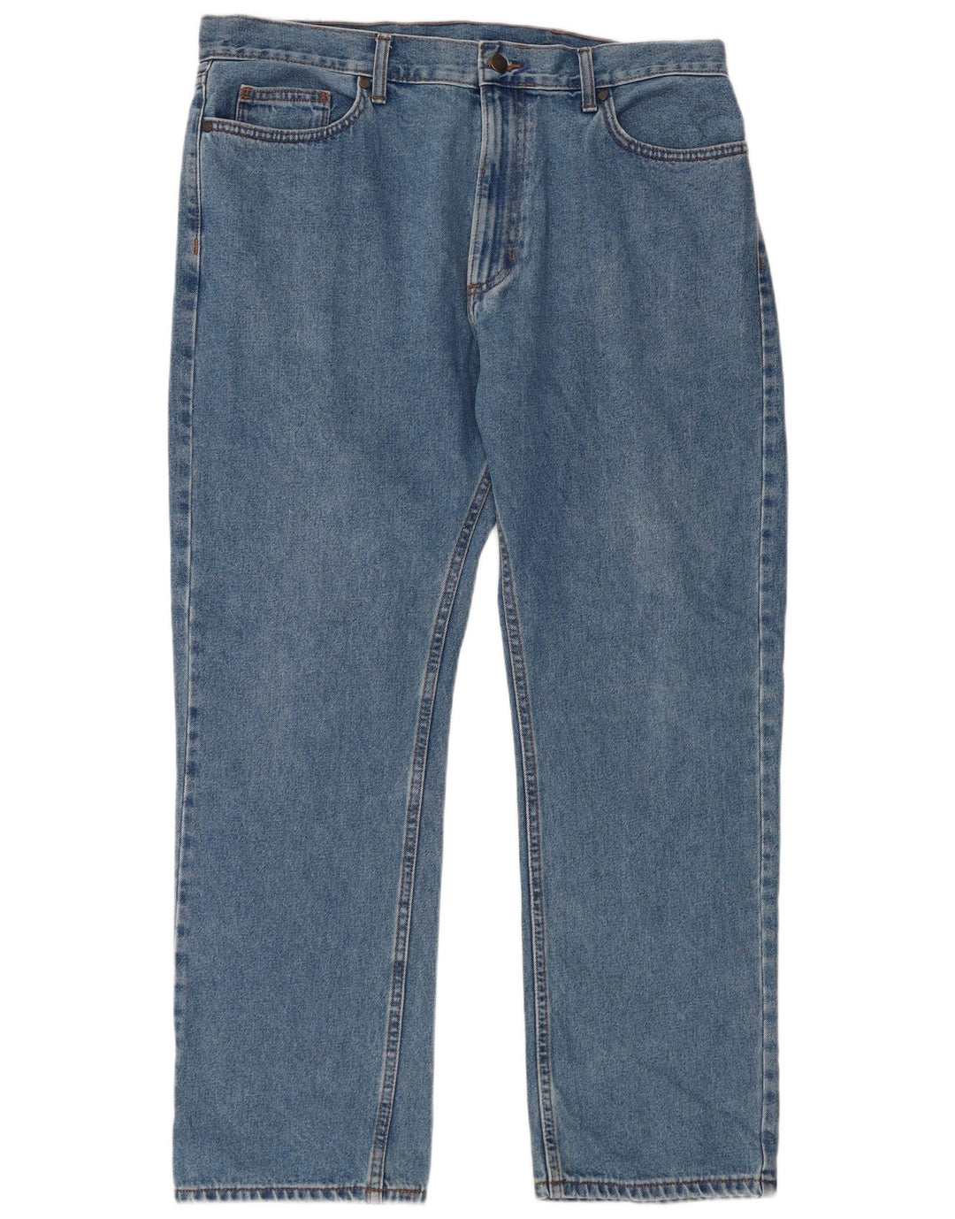 Jeans retos masculinos Marks & Spencer W36 L29 algodão azul