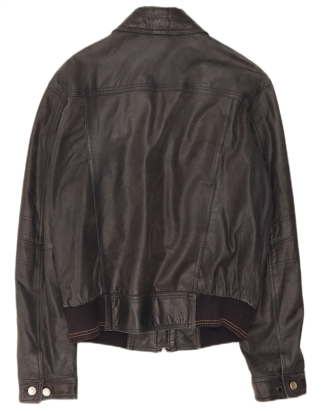 Jaqueta masculina de couro bomber Conbipel IT 48 couro preto médio