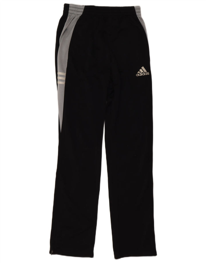 Adidas Mens Treino Calças Pequenas Poliéster Colorblock Preto