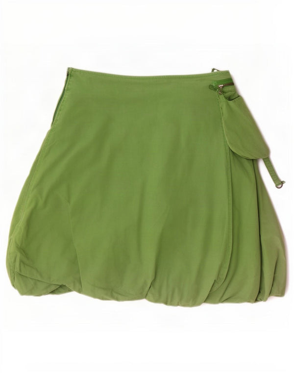 Saia bolha feminina Desigual UE 38 médio W30 verde