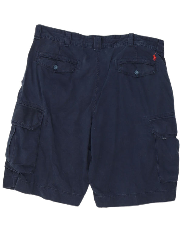 Polo Ralph Lauren Cargo Shorts Masculino W42 2XL Algodão Azul Marinho
