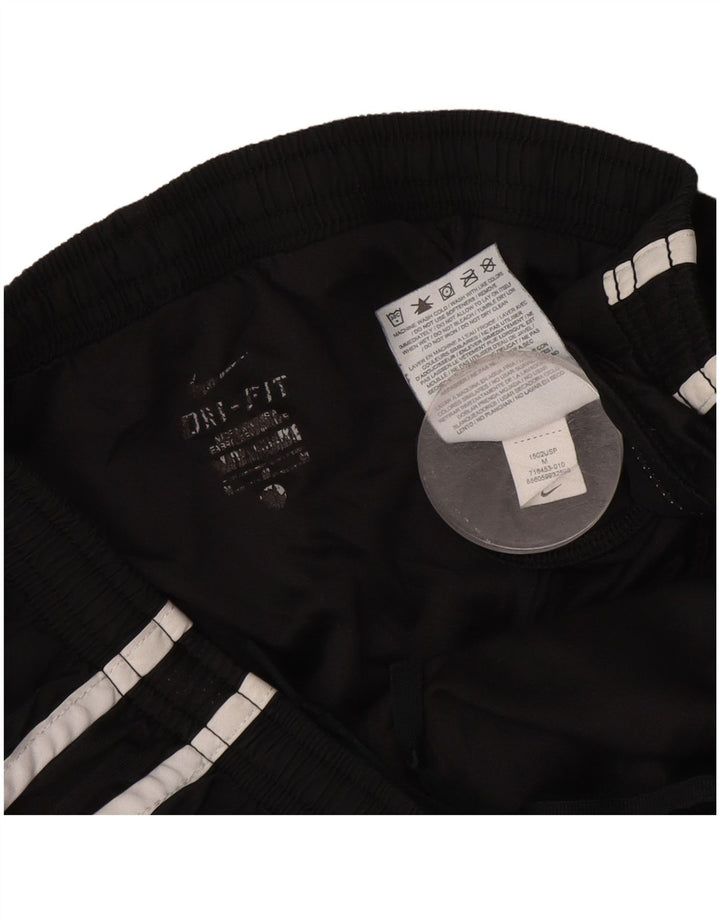 Shorts esportivos femininos NIKE Dri Fit UK 14 médio preto poliéster
