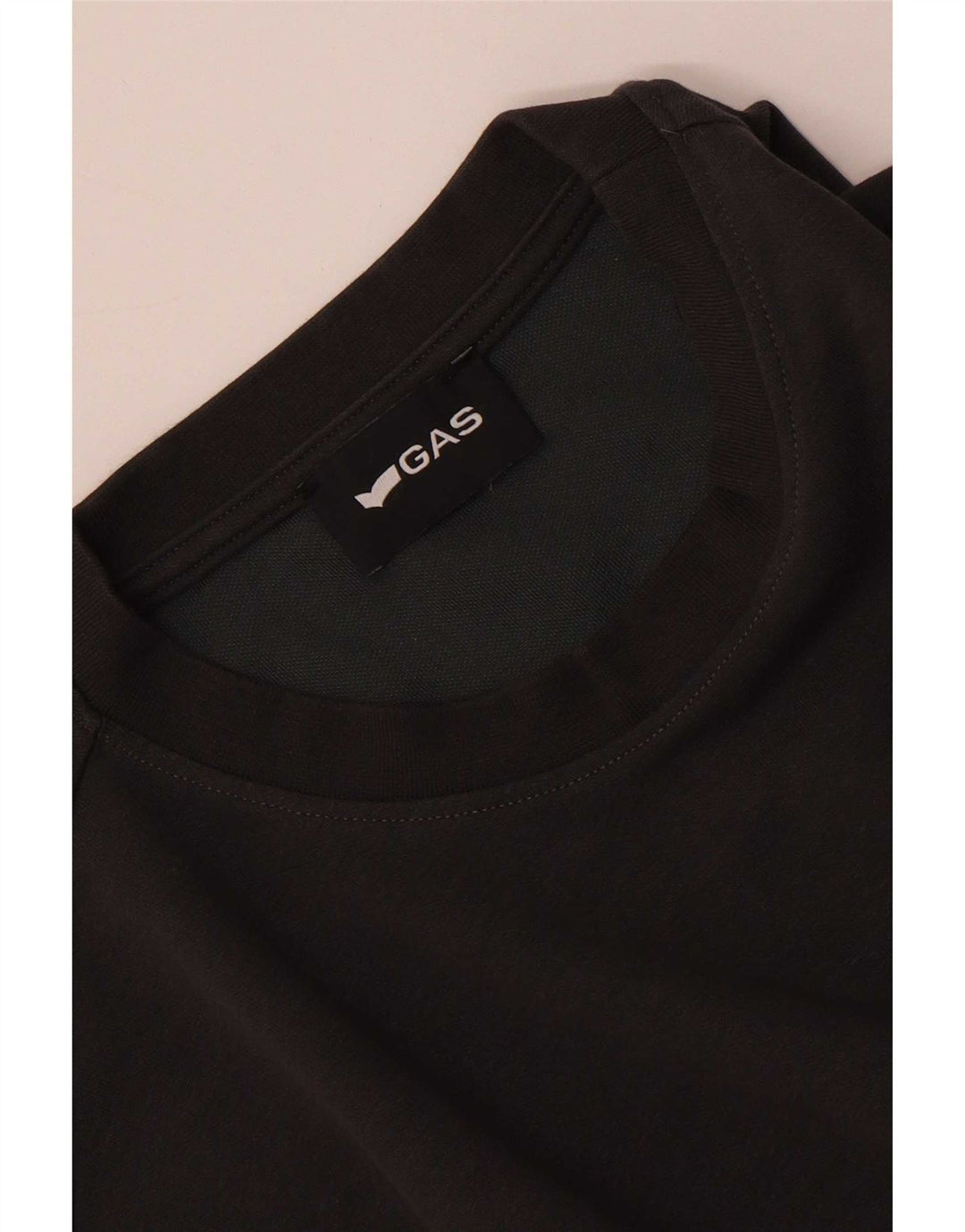 Gas Mens Top Manga Longa Grande Cinza