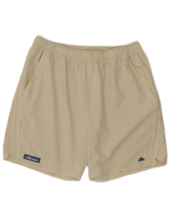 Ellesse Mens Sport Shorts Grande Poliéster Bege