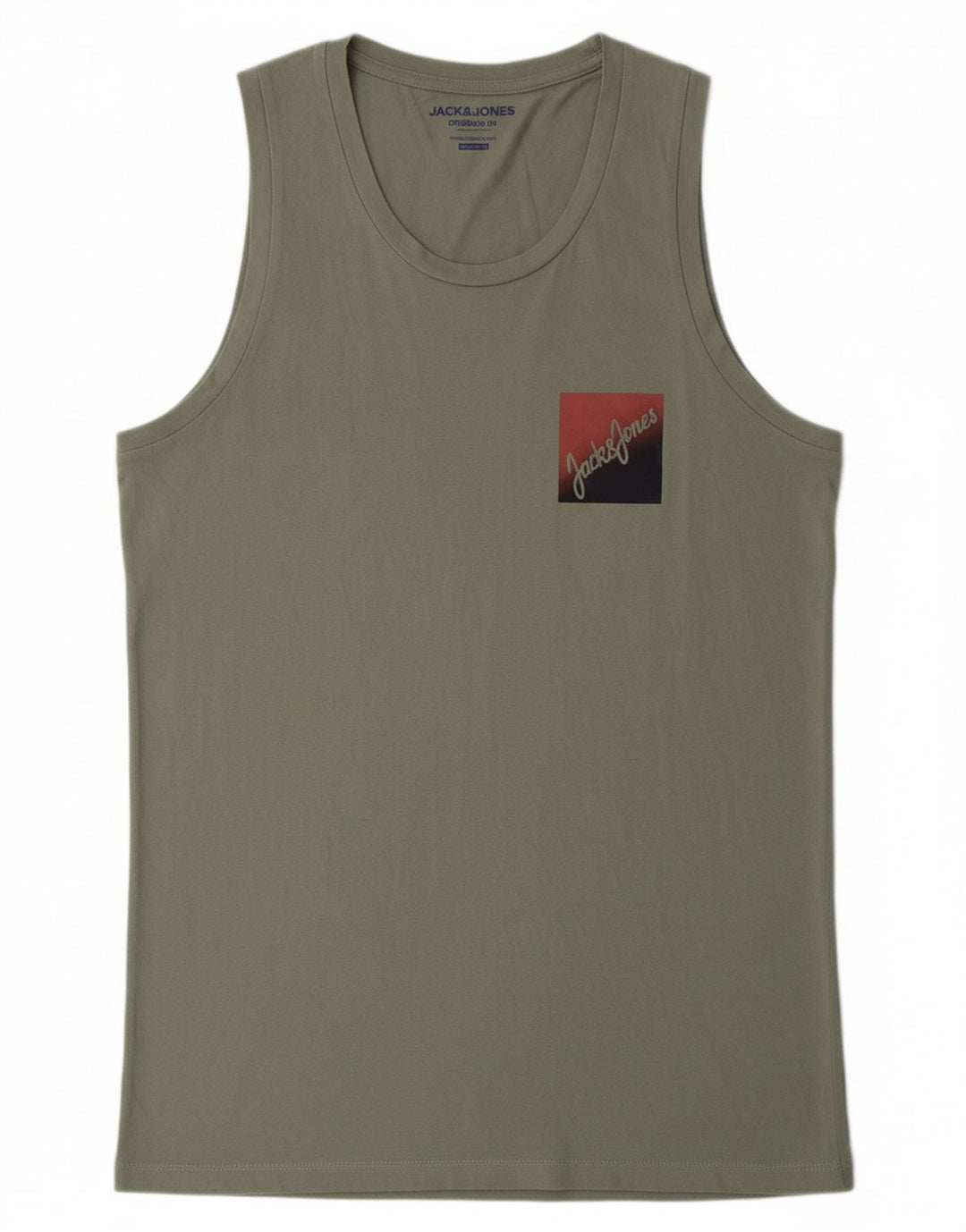 Colete masculino JACK & JONES com ajuste regular gráfico pequeno verde