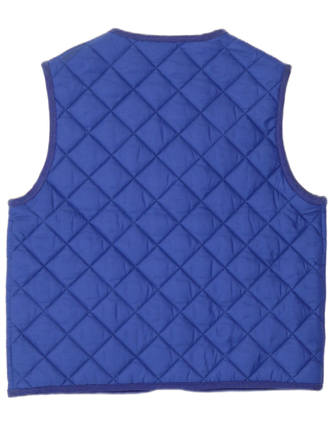 Colete acolchoado feminino Benetton UK 18 XL azul poliamida