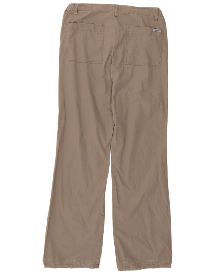 CALVIN KLEIN Calça Chino Feminina Reta W30 L31 Algodão Cinza