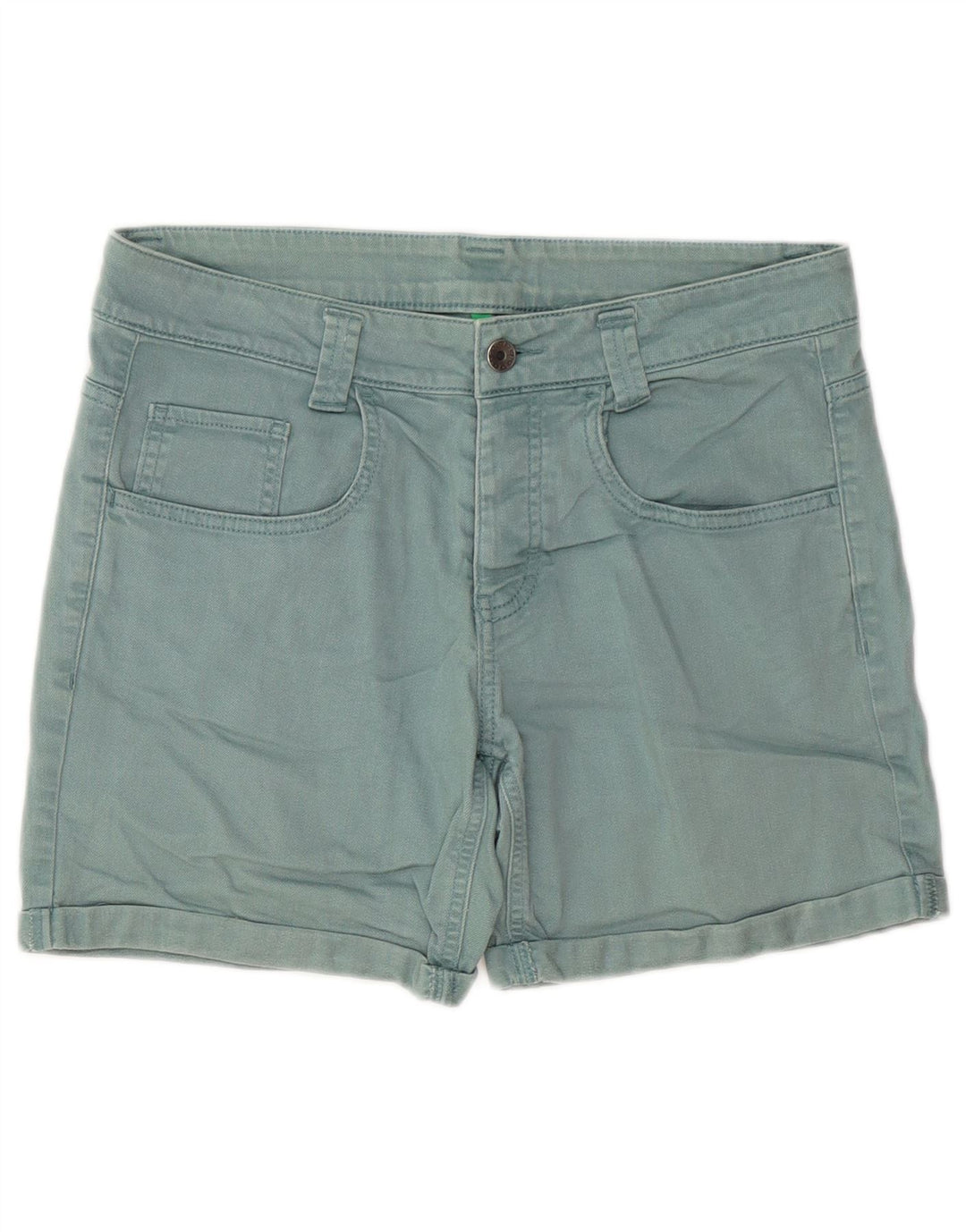 Shorts jeans feminino BENETTON W32 grande verde