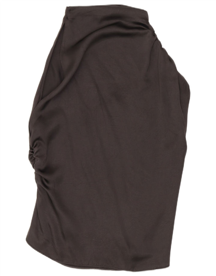 Zara Blusa Feminina Top UK 20 2XL Preto