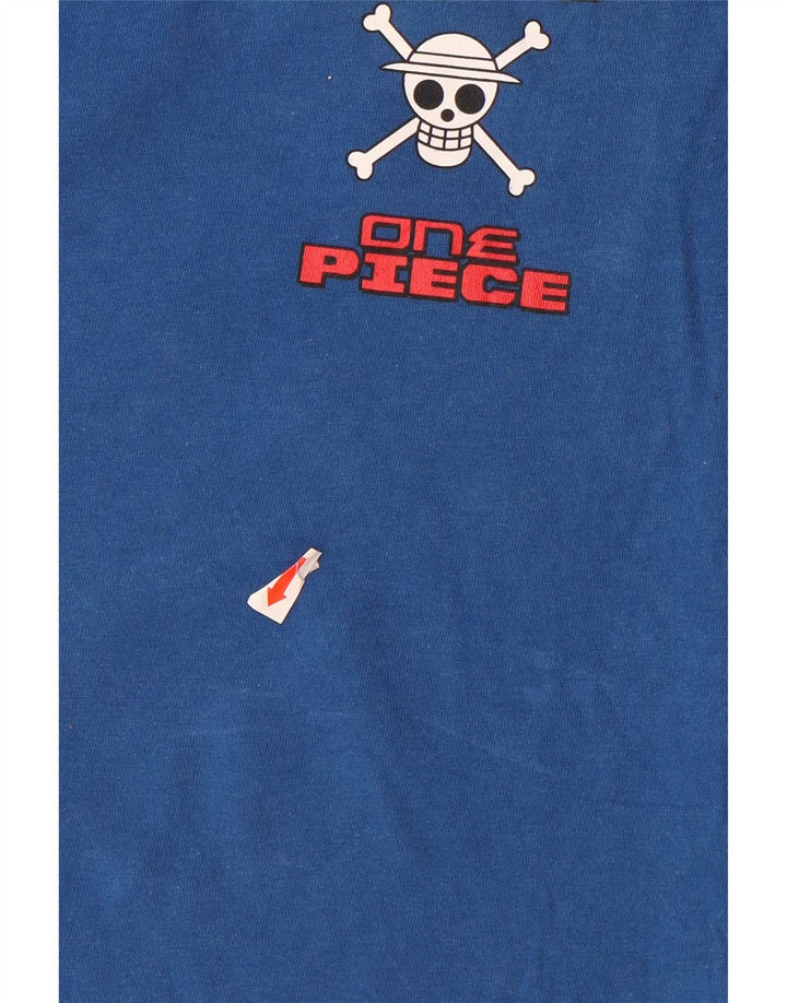 VANS Boys Straw Hat Crew Top gráfico manga comprida 14-15 anos XL azul