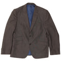 Jaqueta blazer masculina de 2 botões Marks & Spencer Reino Unido 40 lã cinza médio