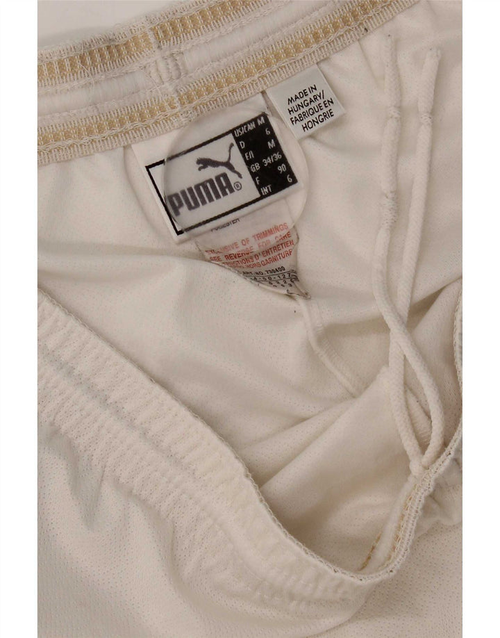 Puma Mens SS Lazio Sport Shorts Grande Poliéster Branco