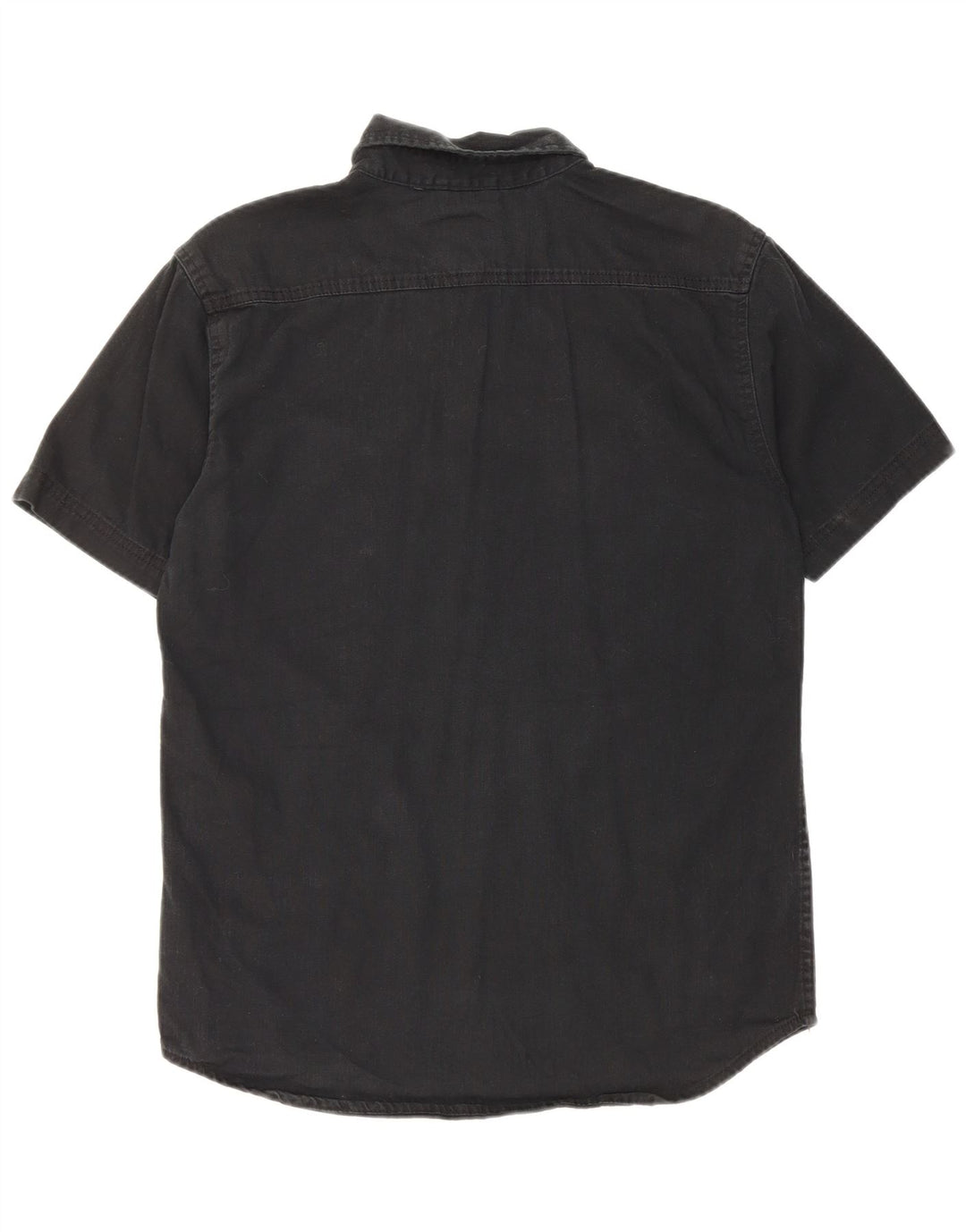 Camisa masculina de manga curta Levi's pequena preta de algodão