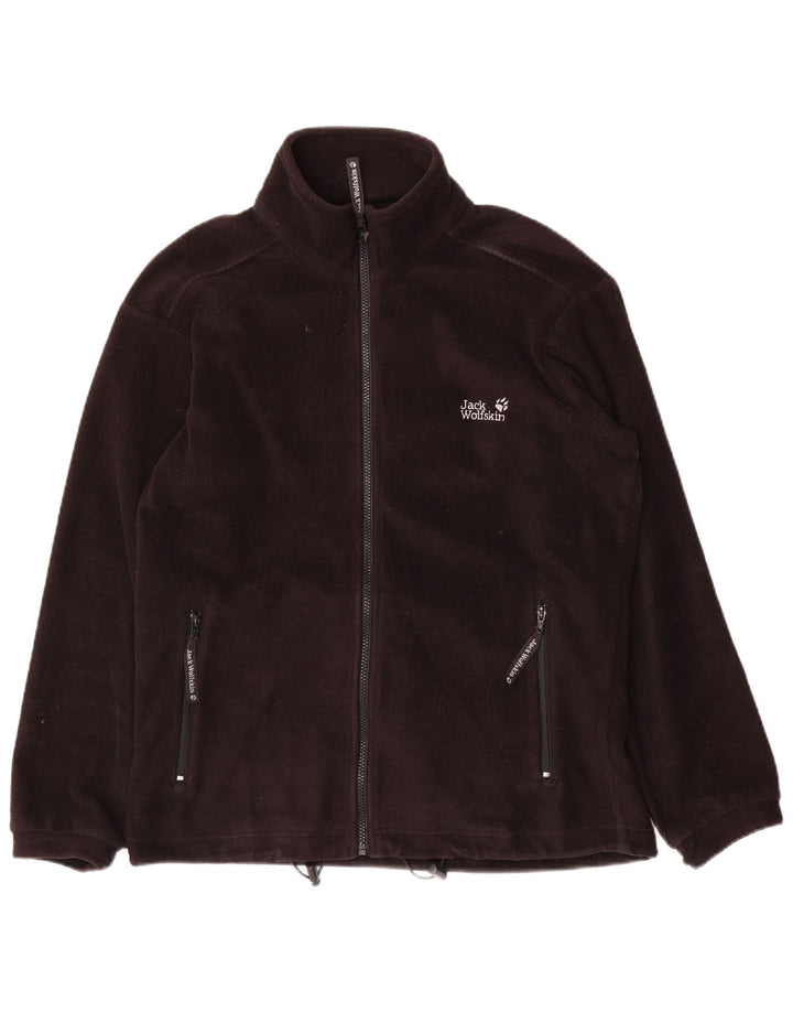 Jack Wolfskin Mens Liner Fleece Jacket Reino Unido 36/38 Pequeno Poliéster Preto