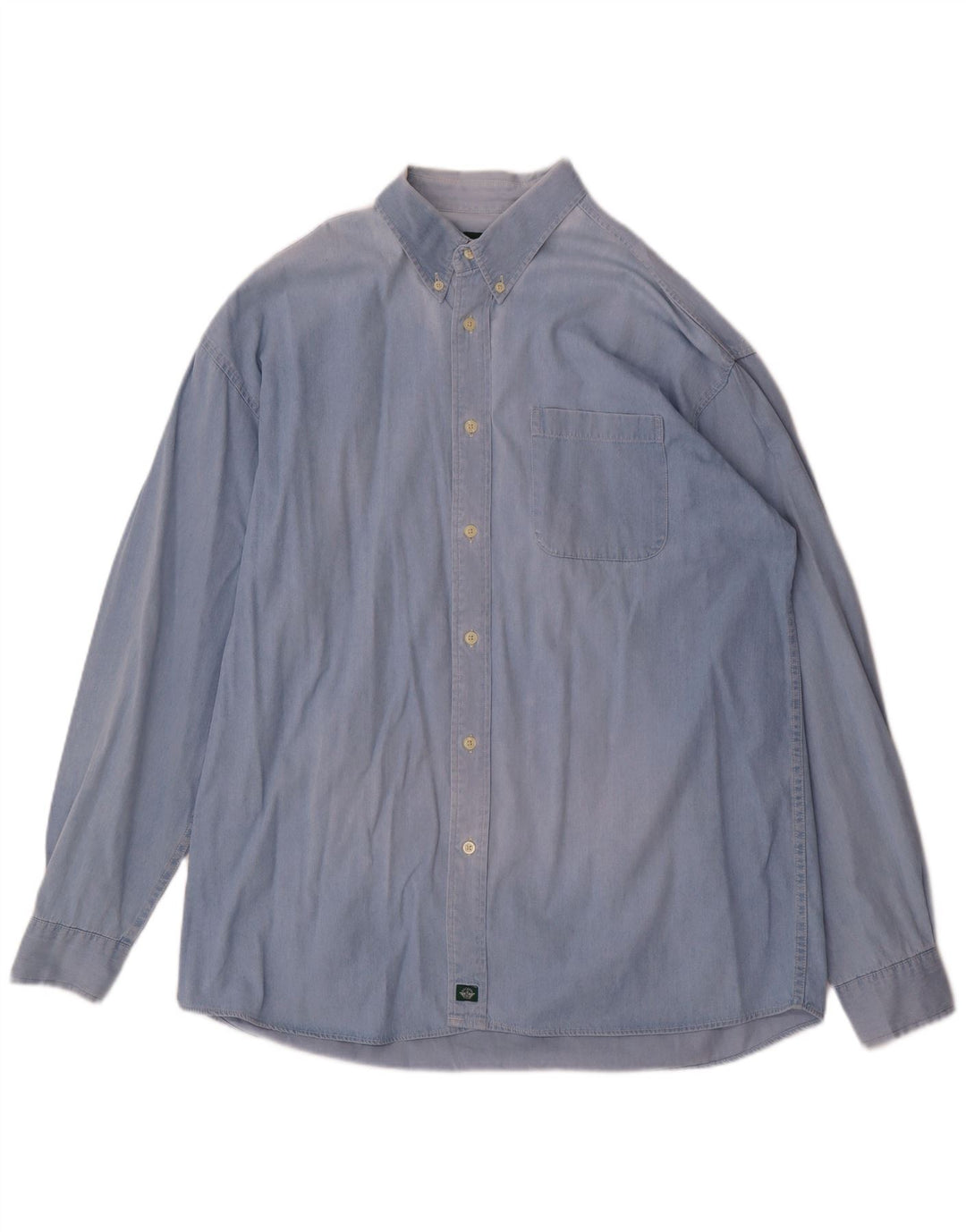 Camisa masculina Dockers XL azul algodão