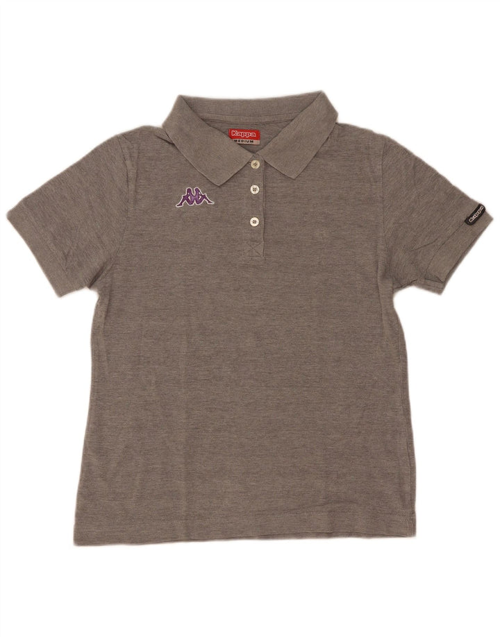 Camisa polo feminina Kappa UK 12 cinza médio