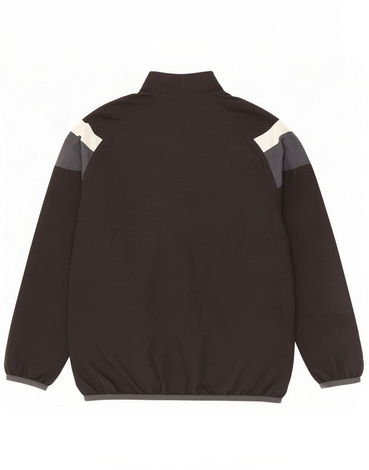 Jaqueta Puma Meninos Treino Top 11-12 Anos Preto Colorblock Poliéster
