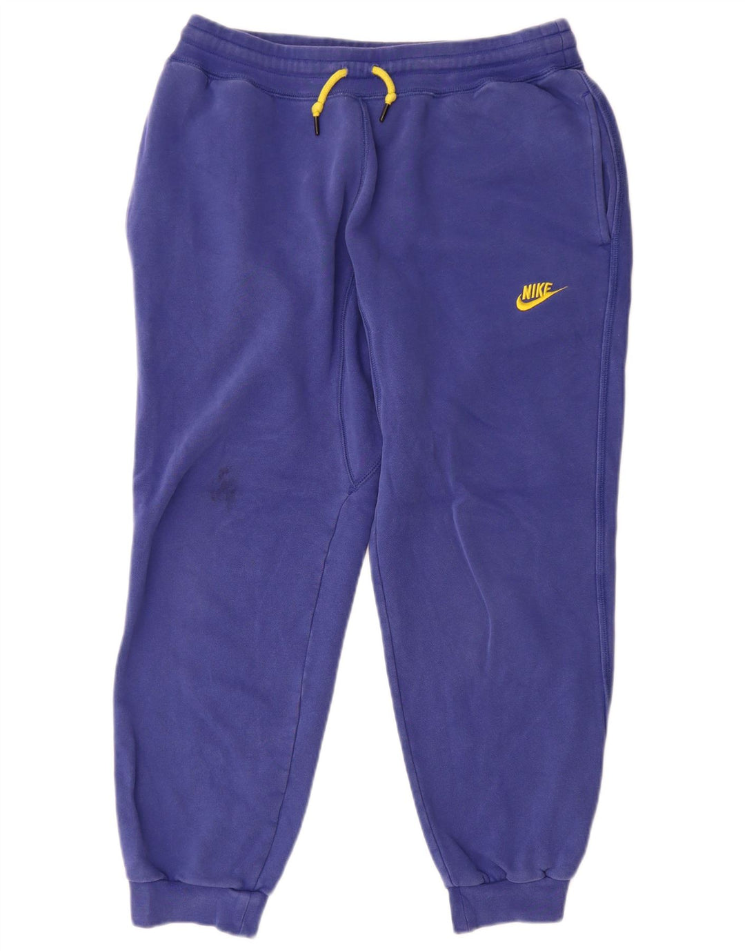 Calça de treino masculina Nike joggers médio azul algodão