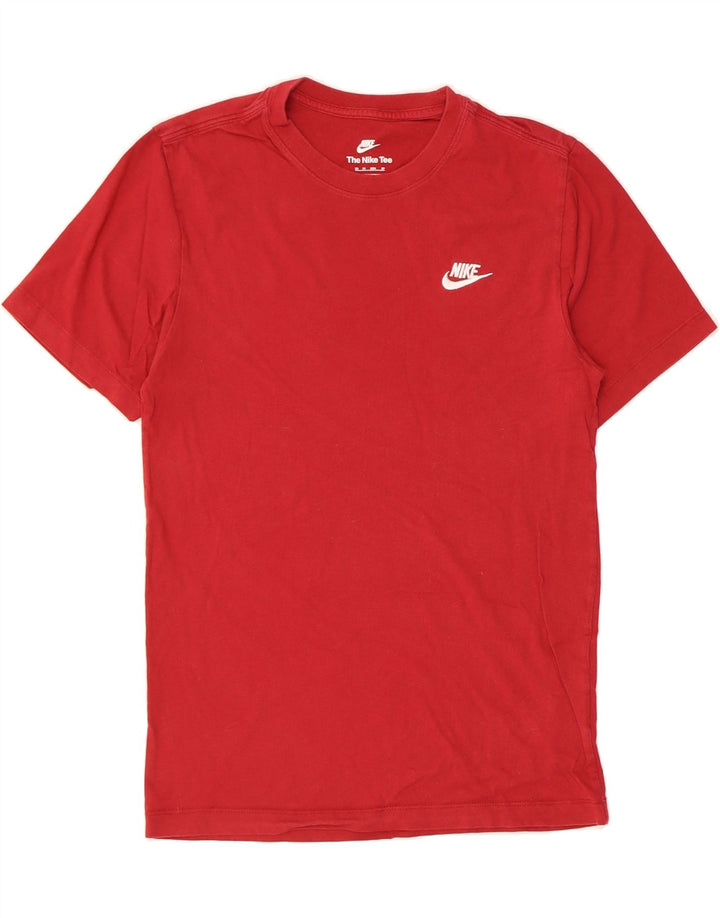 NIKE Mens T-Shirt Top XS Red Cotton Vintage Nike and Second-Hand Nike from Messina Hembry 