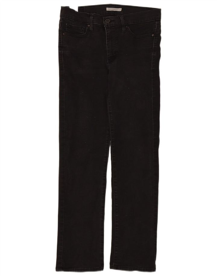 Shorts jeans feminino Levi's 314 Shaping W29 L28 algodão preto