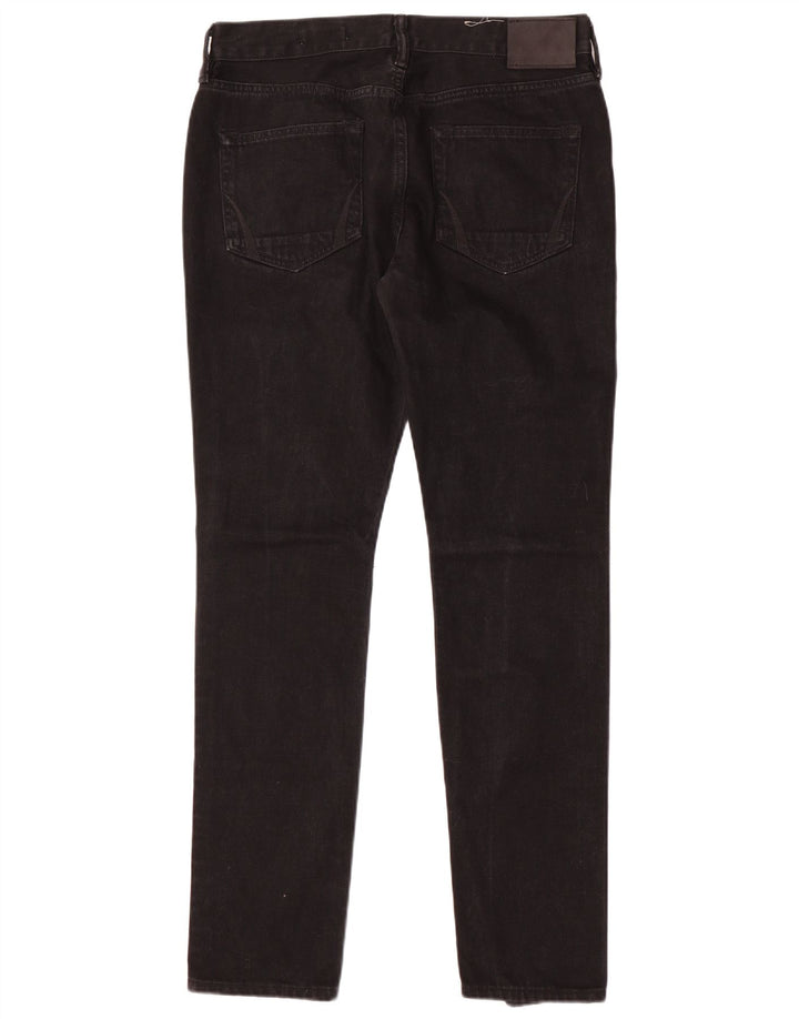 Calça jeans skinny masculina ALL SAINTS W32 L31 algodão preto