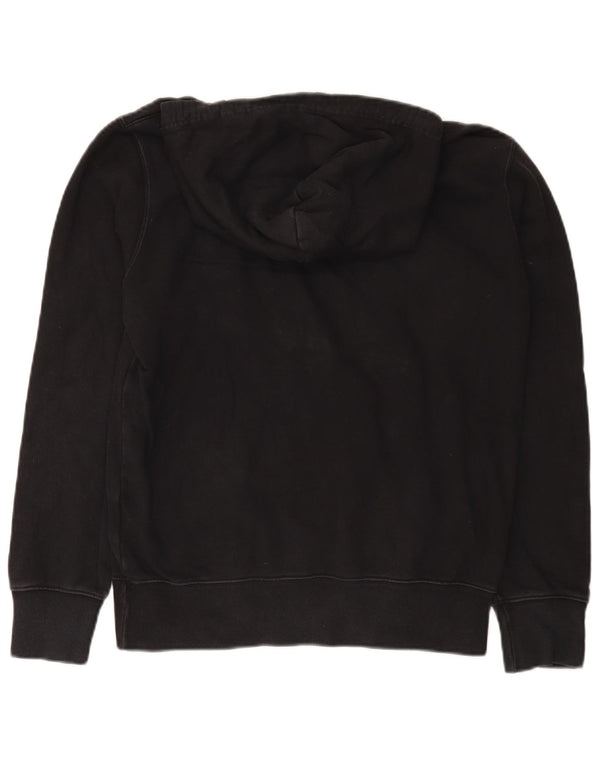 Jumper com capuz feminino Champion UK 14 médio algodão preto
