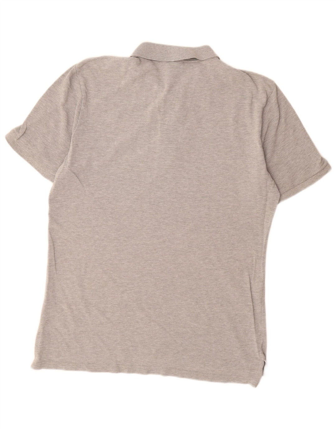 Camisa polo masculina Nike médio cinza manchado de algodão