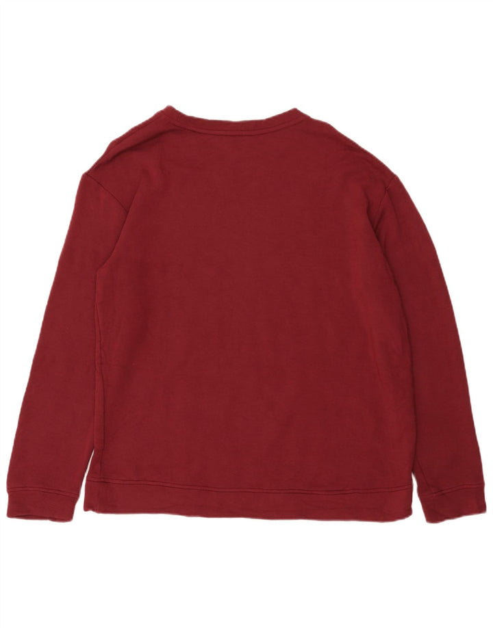 Orvis Moletom Masculino Jumper Médio Borgonha Modal