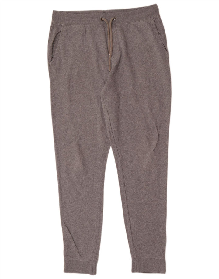 Calça esportiva masculina Marks & Spencer, joggers, algodão cinza médio