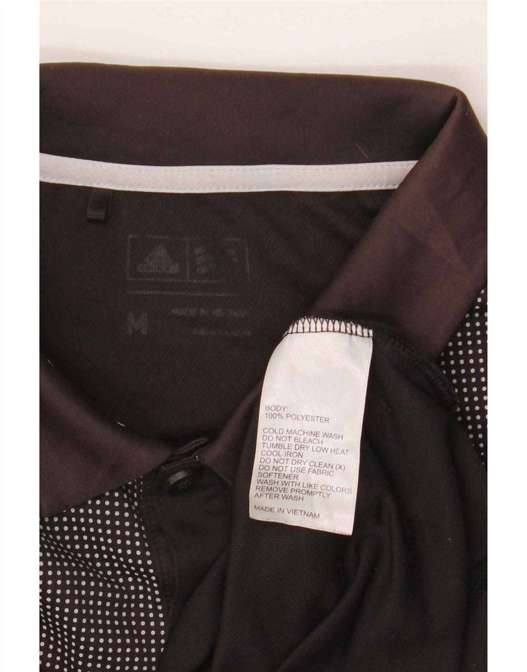 Camisa polo masculina Adidas médio preto colorblock poliéster