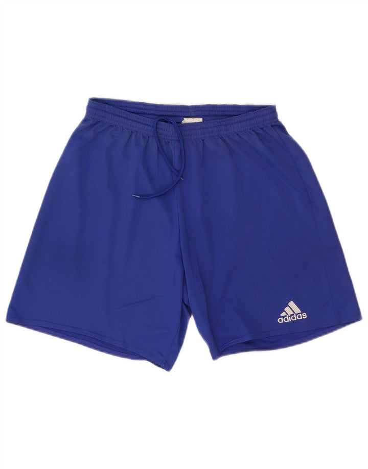 Adidas Masculino Climalite Sport Shorts Médio Azul Poliéster Esportes