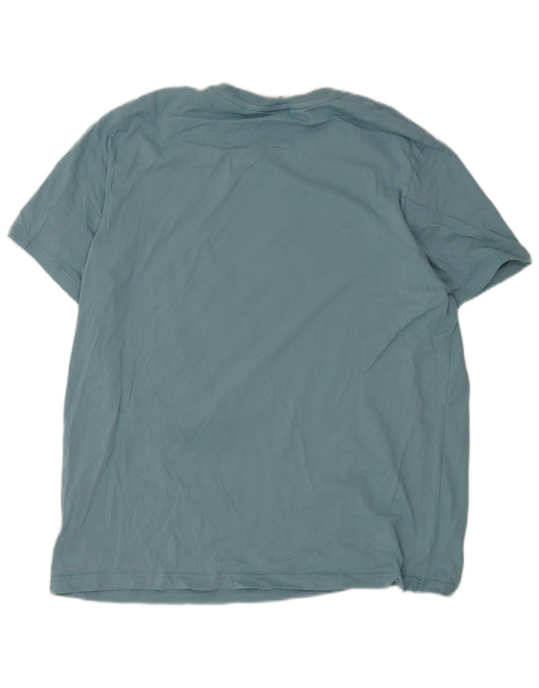 Camiseta gráfica masculina Nike Top 2XL algodão azul
