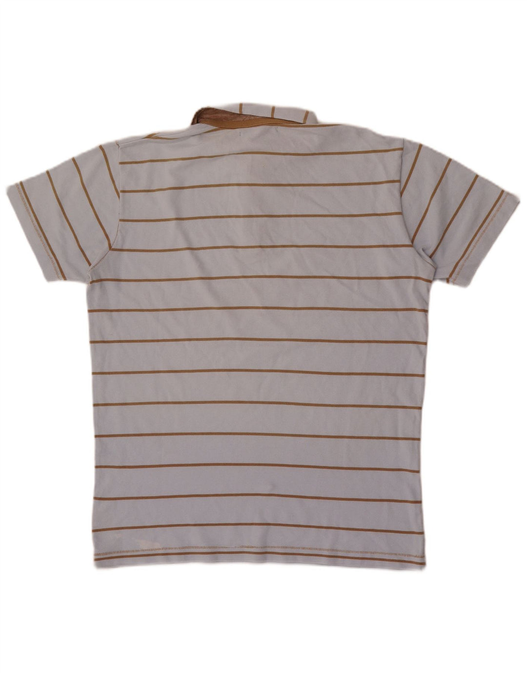 Camisa polo masculina Gant grande algodão listrado azul