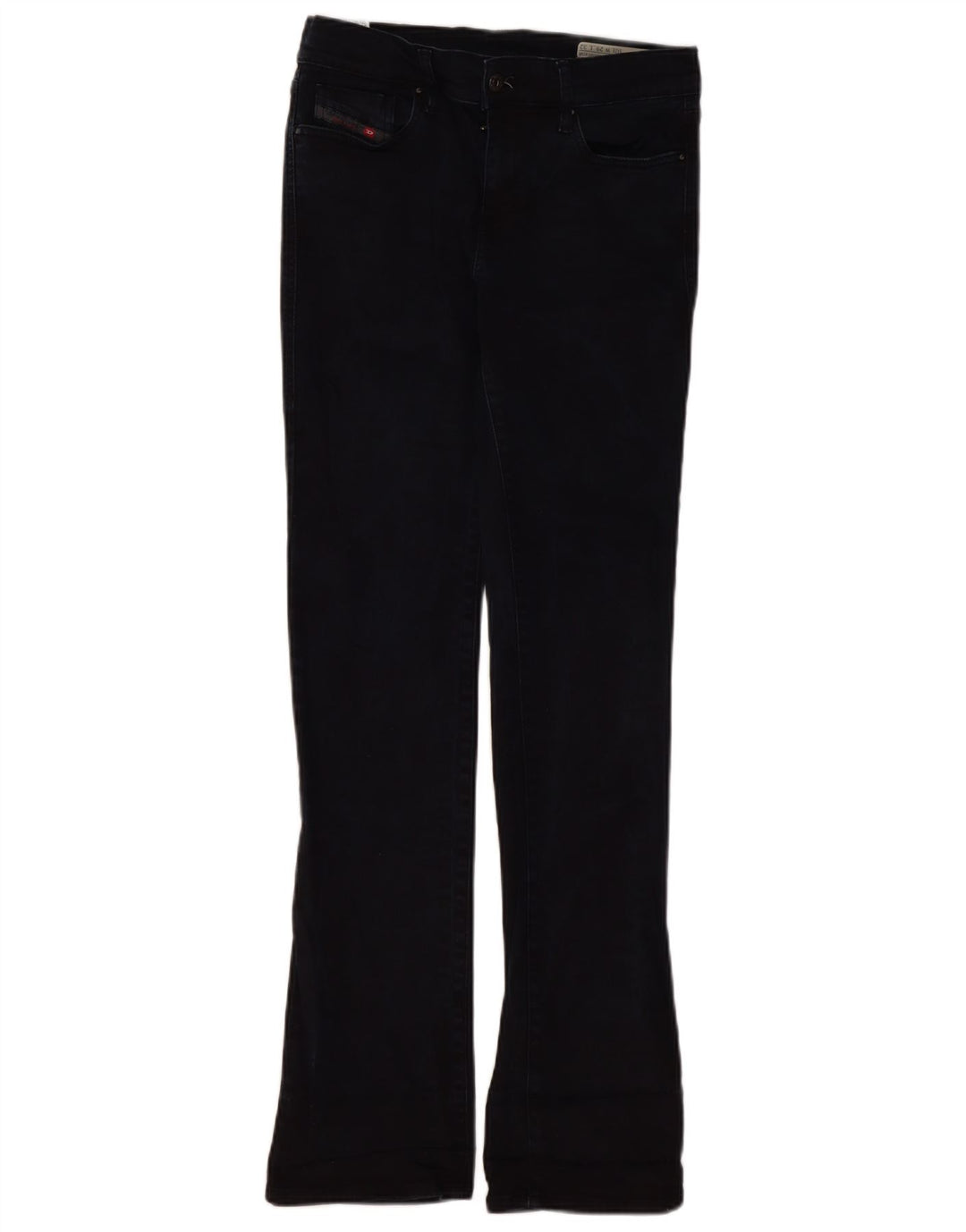 Diesel feminino Bootzee-St Regular Slim Fit Bootcut Jeans W29 L32 Azul marinho