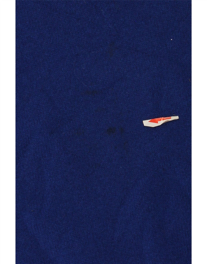 Suéter masculino Pringle com decote em V UK 40 azul médio