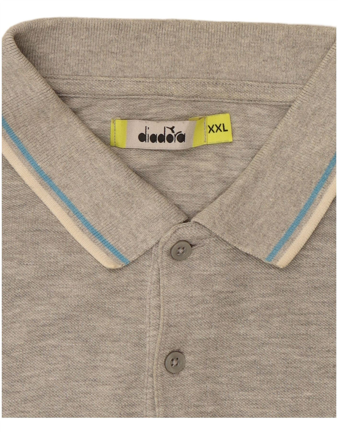 Camisa polo masculina Diadora 2XL cinza