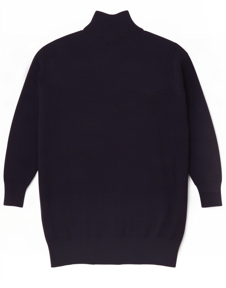 Vestido jumper feminino Marks & Spencer grande tamanho Reino Unido 14 médio azul marinho