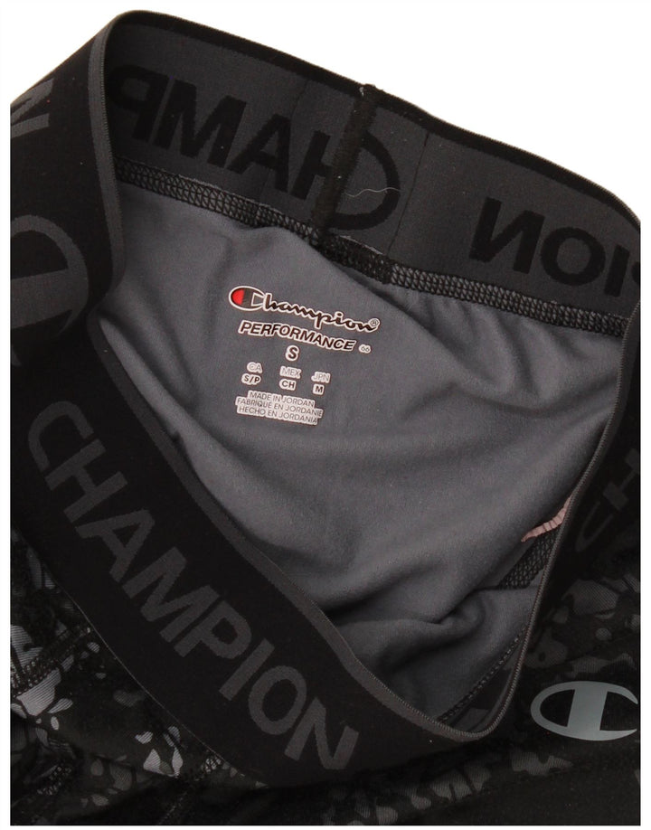 Leggings masculinas Champion Performance Graphic pequenas camufladas cinza