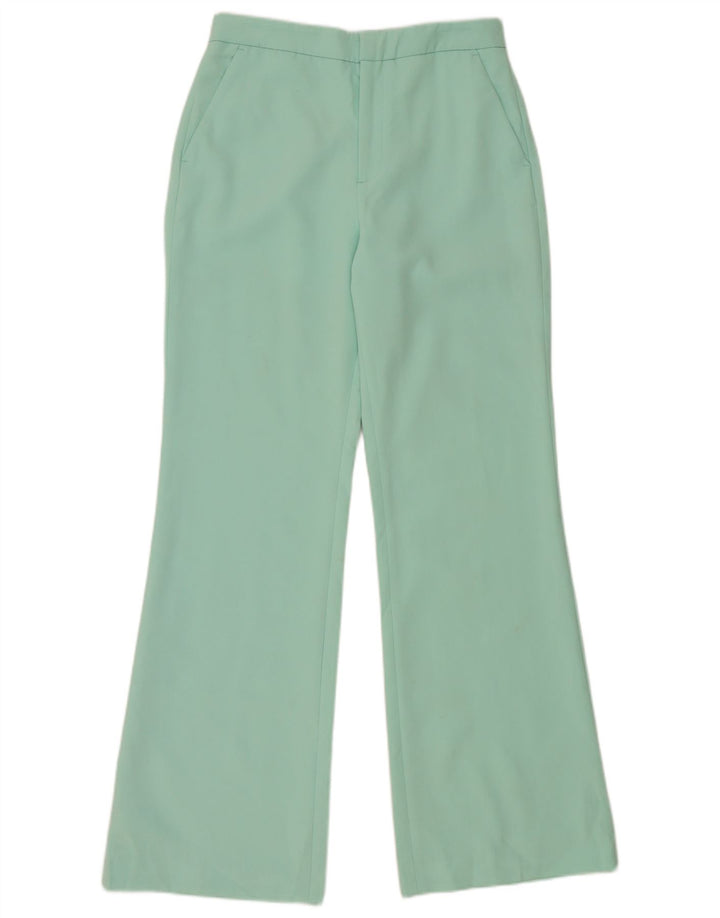 Zara Calça feminina casual bootcut pequena W26 L31 verde