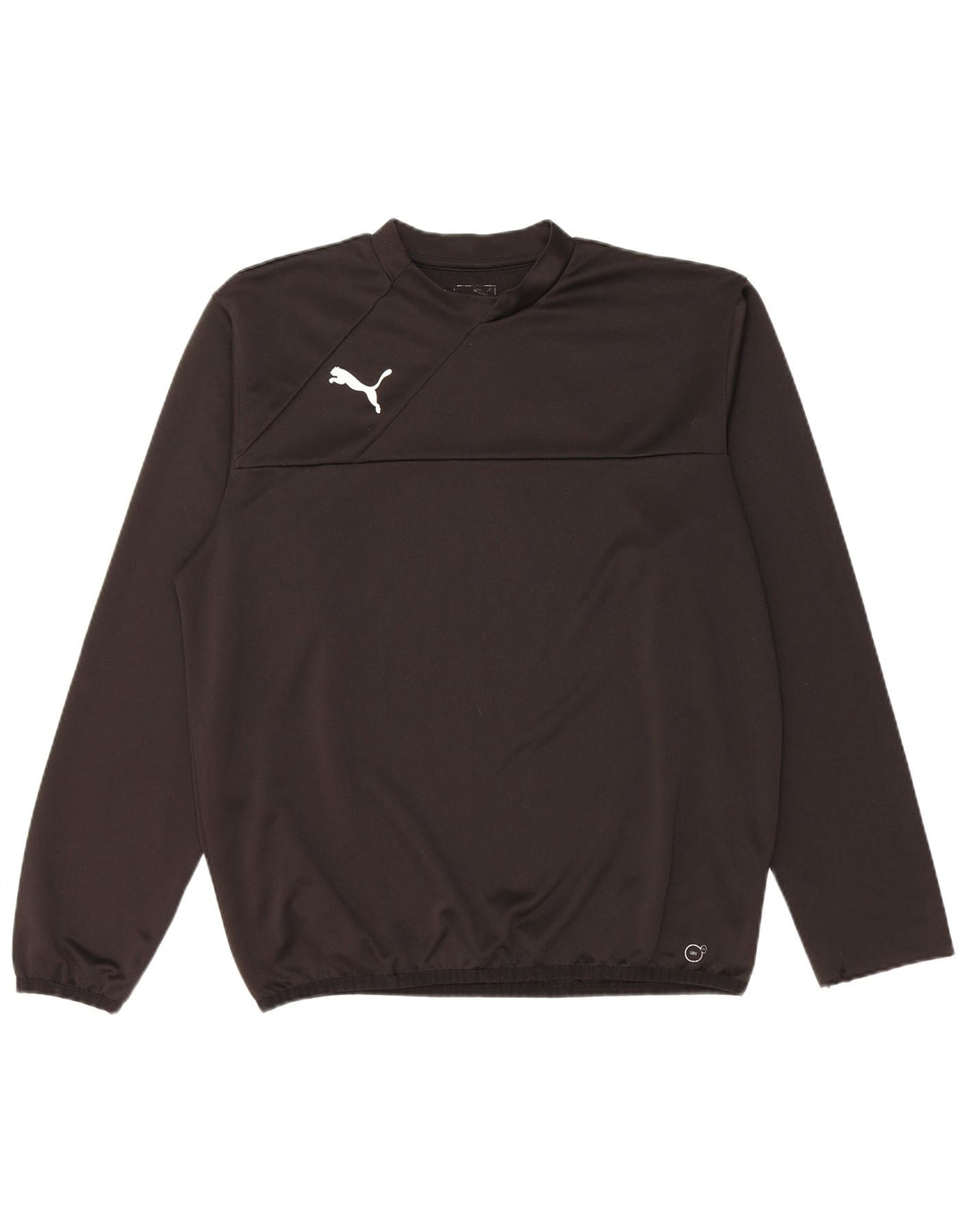 Puma Mens Top Manga Longa Grande Poliéster Preto