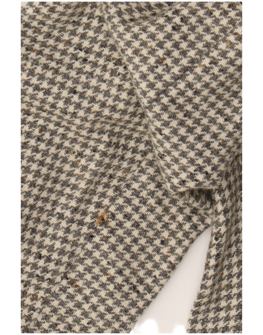 Jaqueta blazer masculina de 2 botões Division Vogue UK 38 cinza médio Houndstooth