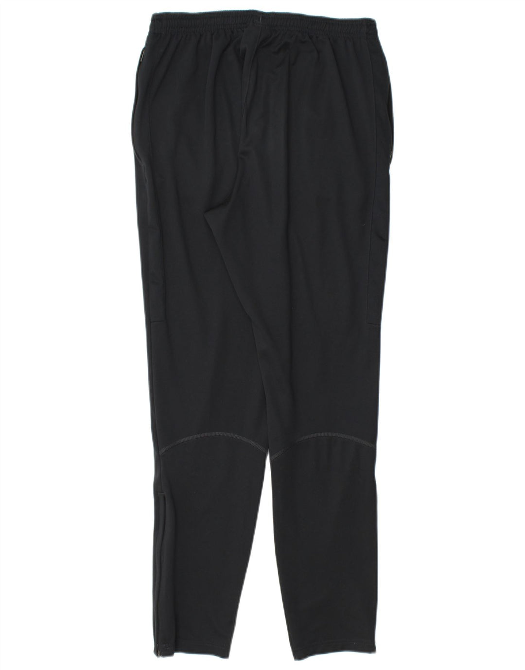 Calça de treino masculina NIKE Dri Fit pequena preta de poliéster