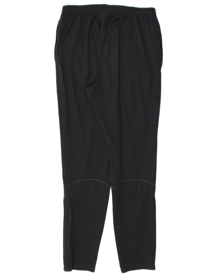 Calça de treino masculina NIKE Dri Fit pequena preta de poliéster
