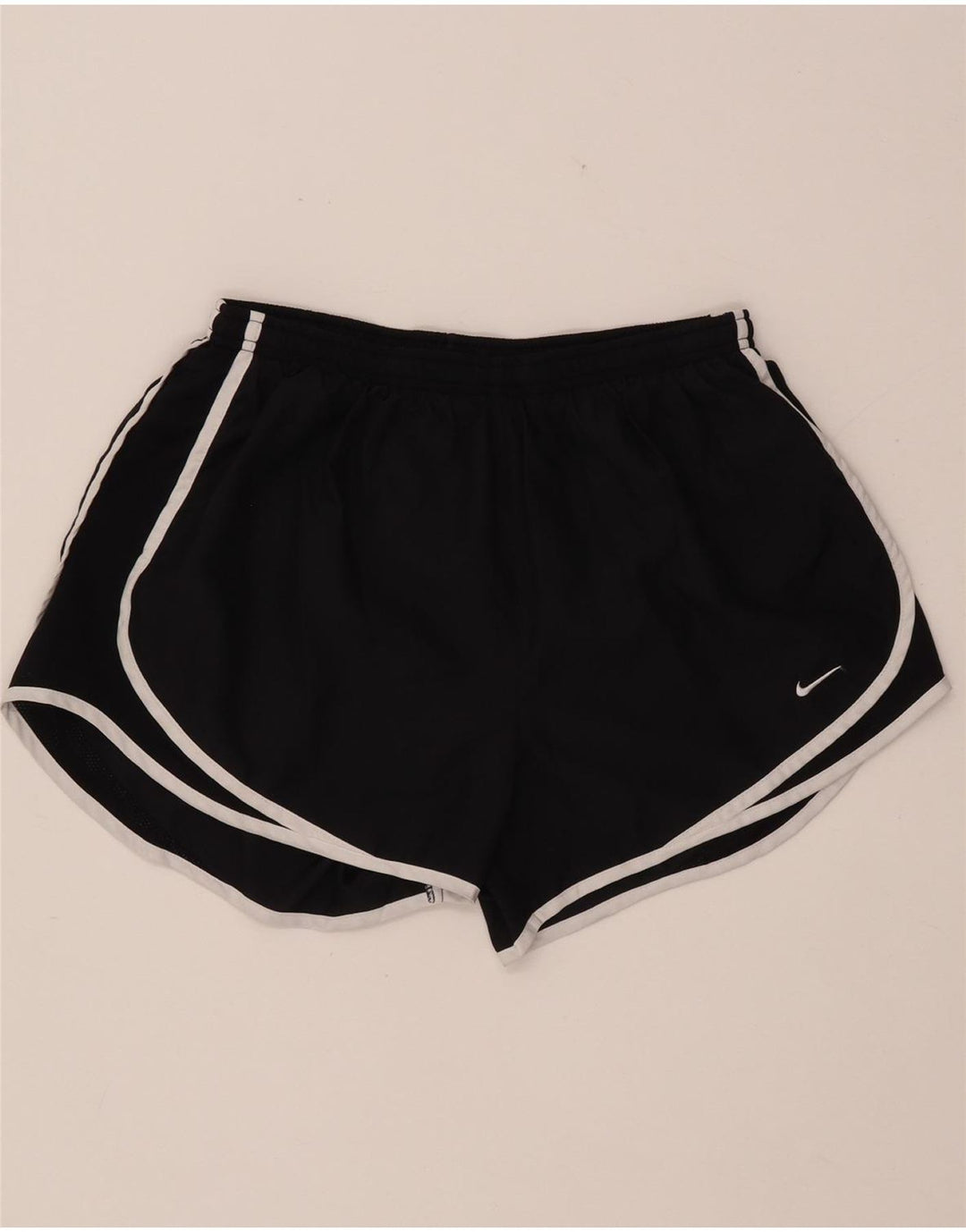 Shorts esportivos femininos NIKE Dri Fit UK 14 grandes pretos