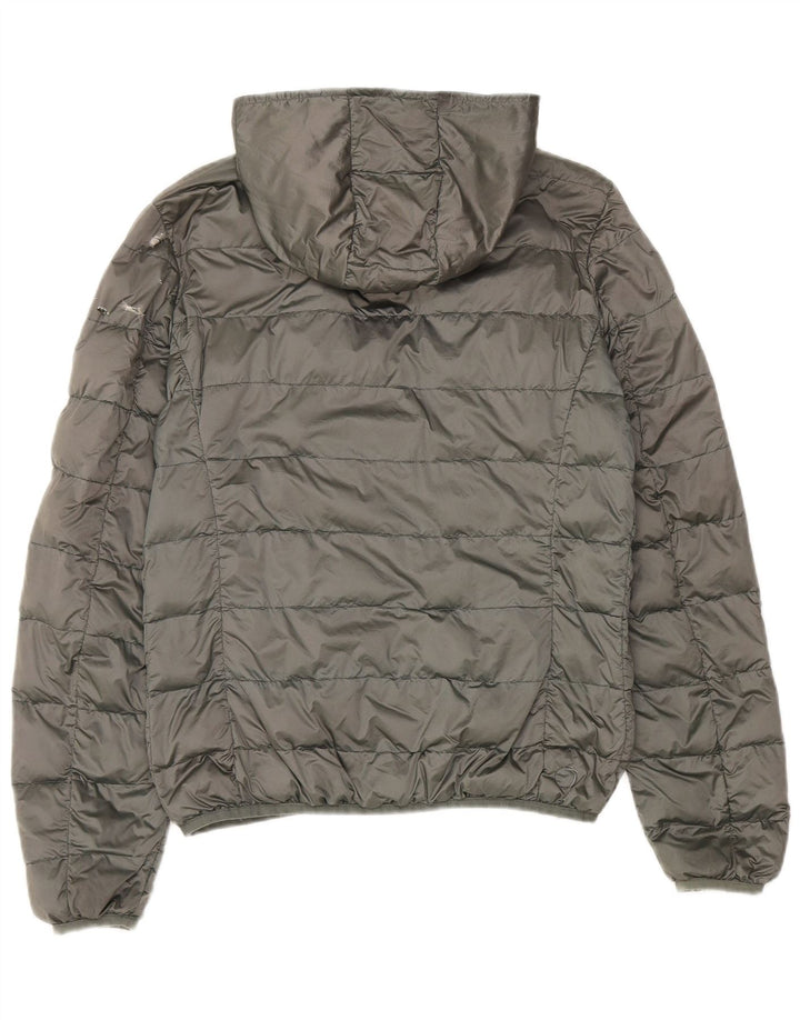 Jaqueta acolchoada com capuz feminino Colmar IT 42 verde médio