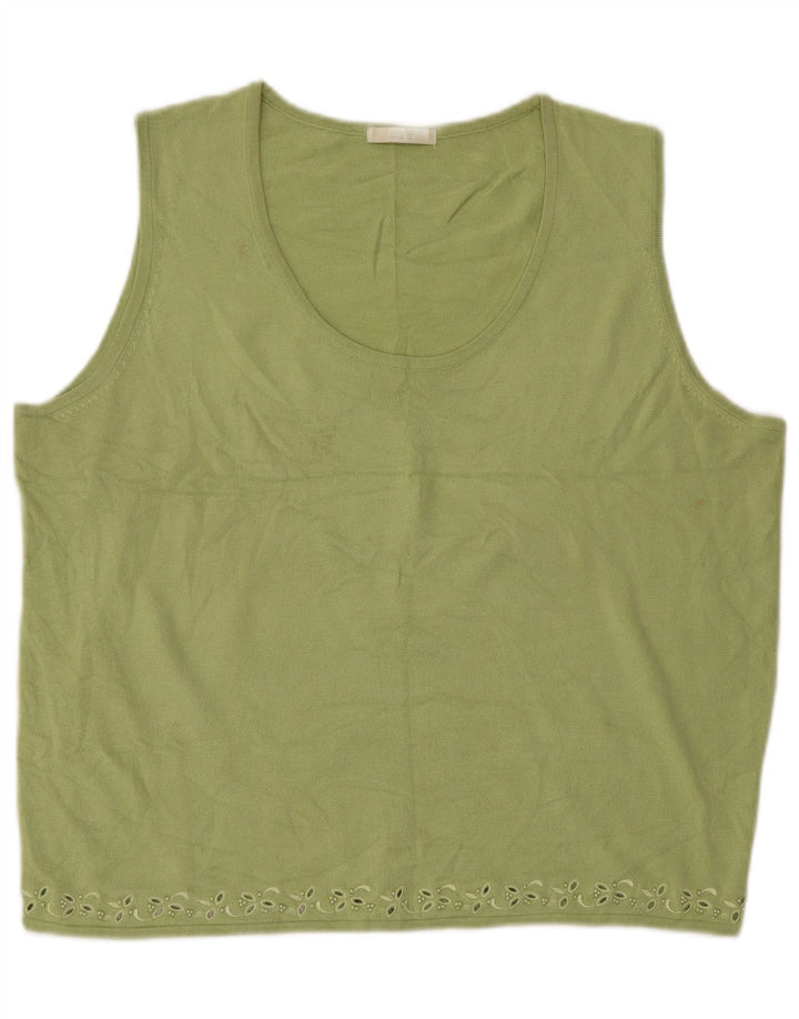 MARKS & SPENCER Regata feminina oversized com colete UK 18 XL verde